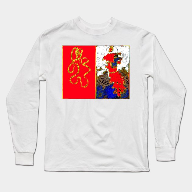 Red Hot Pattercake Long Sleeve T-Shirt by Tovers